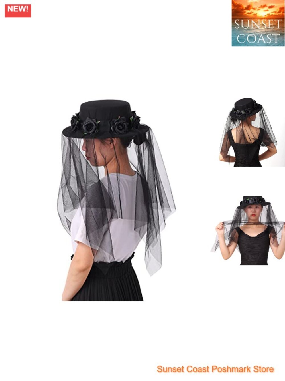 Gothic Steampunk Top Hat with Veil Victorian Costume Headwear